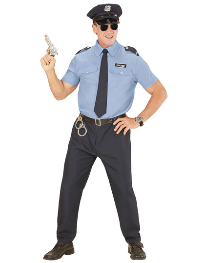 Pánský modrý kostým policisty