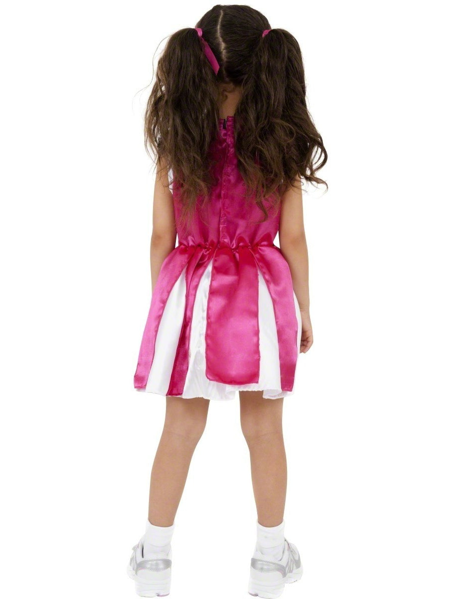 Vue de dos du déguisement pompom girl fille