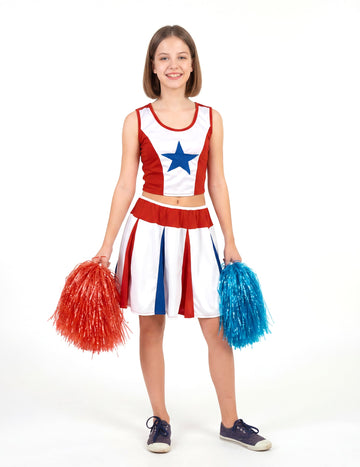 Pompom Girl Sternen-Kostüm für Mädchen