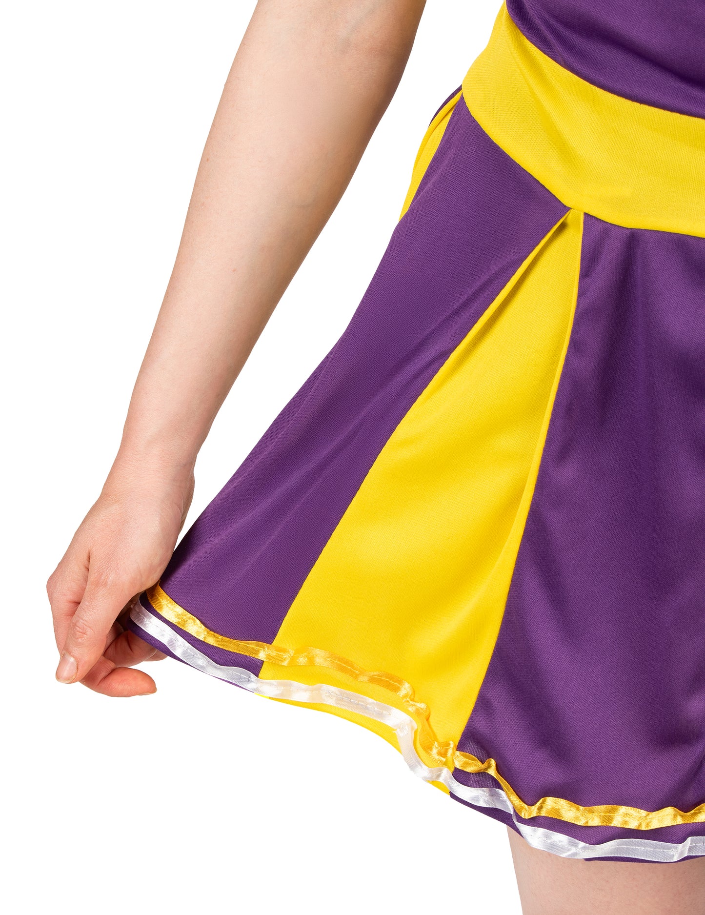 Pompom Girl USA Violet a žlutá žena kostým