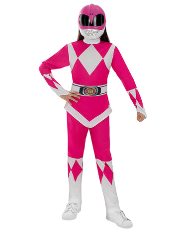 Růžový kostým Power Ranger pro děti