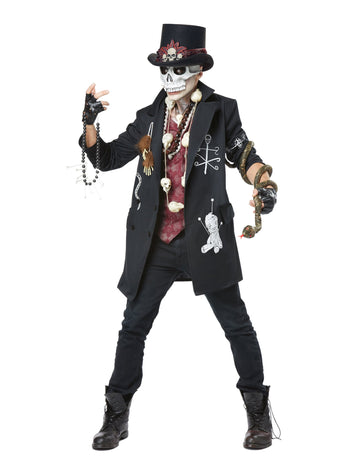 Pánský kostým voodoo kněze pro větší děti