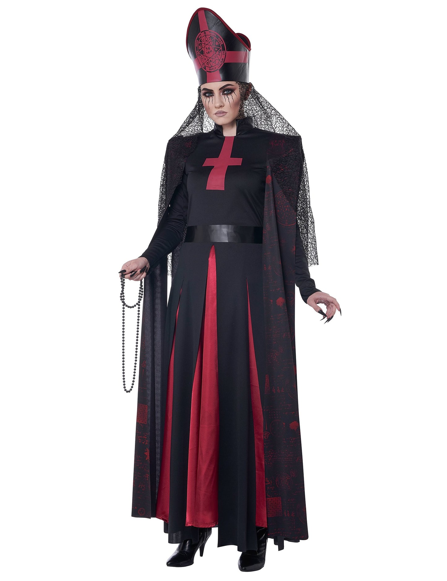 Luxusní kostým okultní kněžky pro ženy