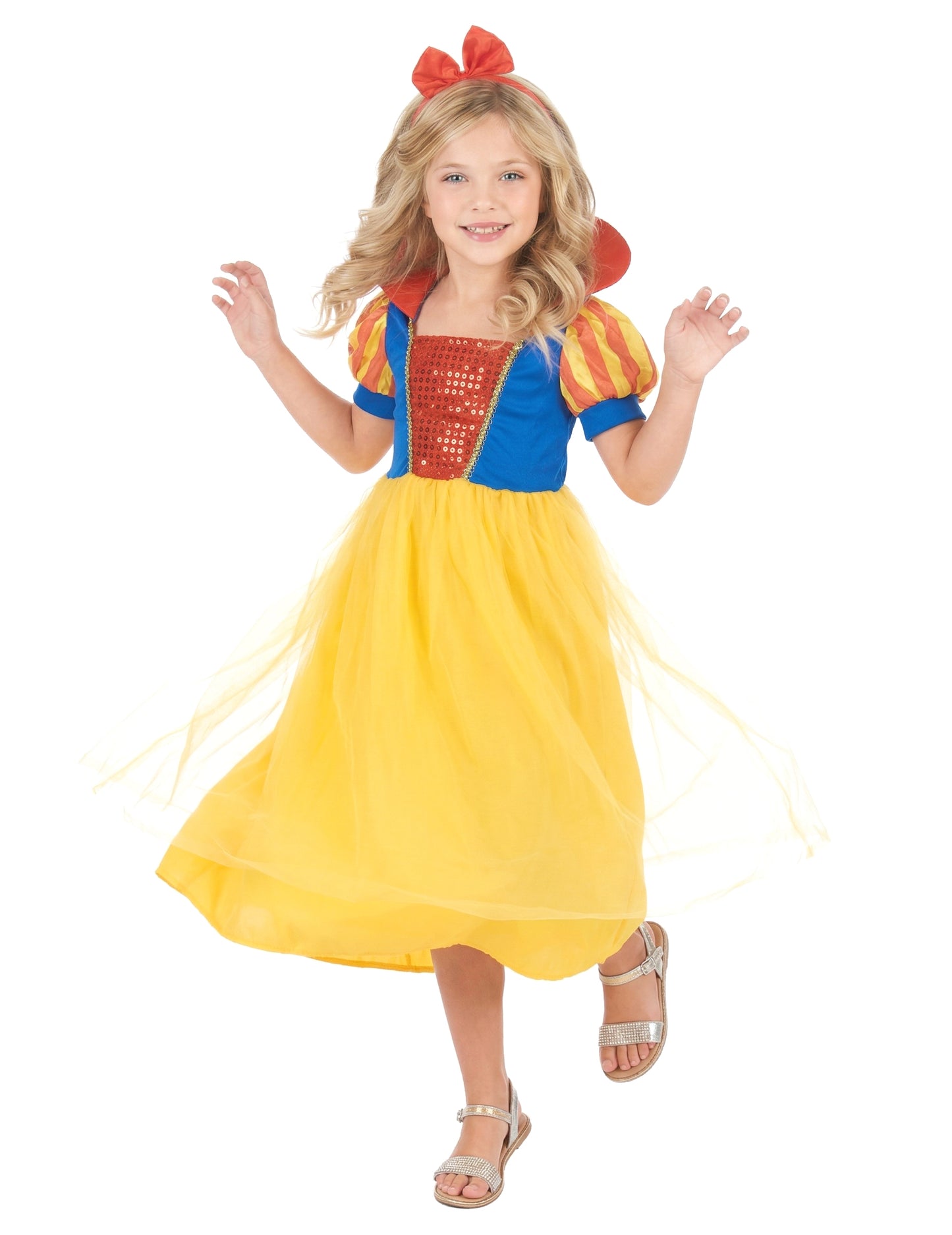 Kostým princezny s čelenkou pro dívky