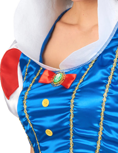 Märchenprinzessin Kostüm für Damen gelb-blau