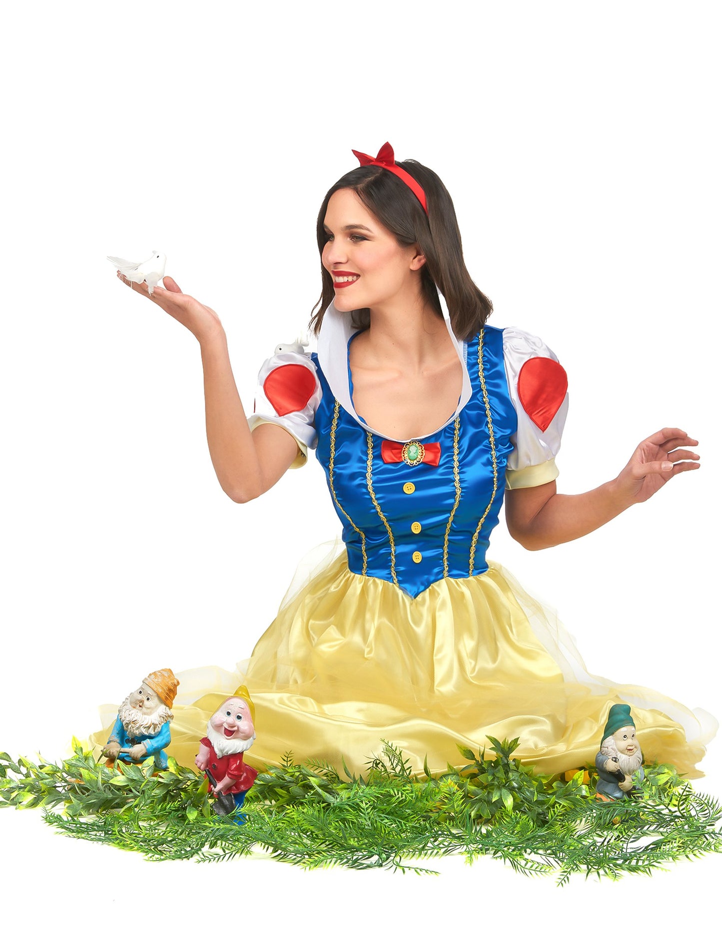 Situace s doplňky kostýmu princezny ze sněhu pro ženy