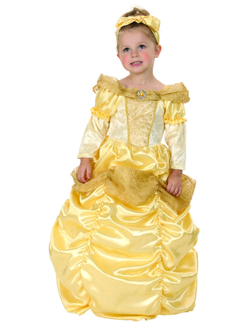 Dívčí kostým zlaté princezny