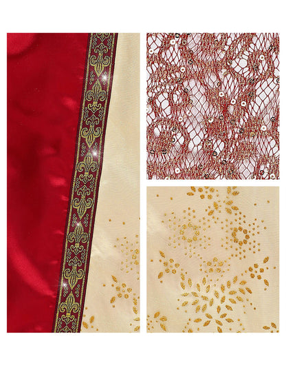 Dívčí kostým královské středověké princezny