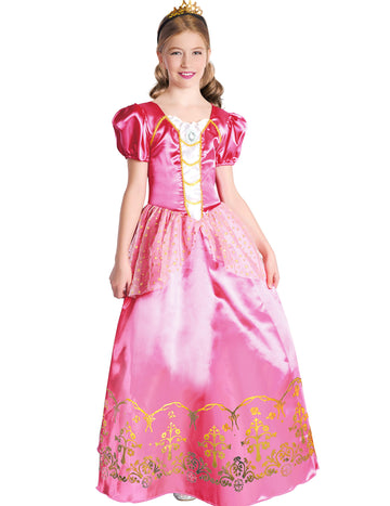 Dívčí kostým růžové princezny