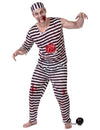 Pánský kostým strašidelného zombie vězně