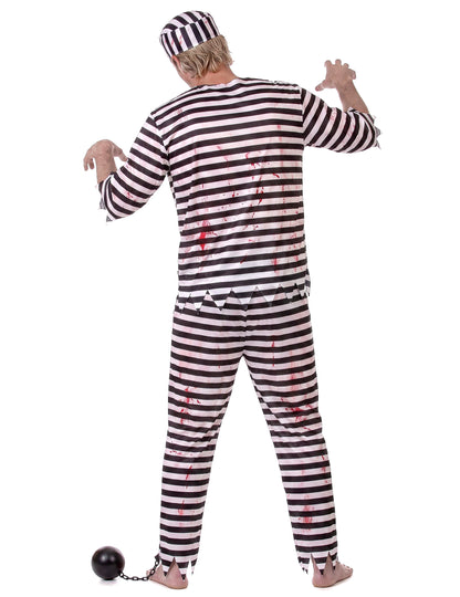 Pánský kostým strašidelného zombie vězně