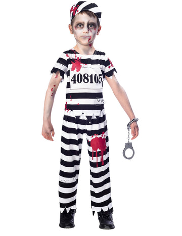 Kostým zombie vězně pro chlapce
