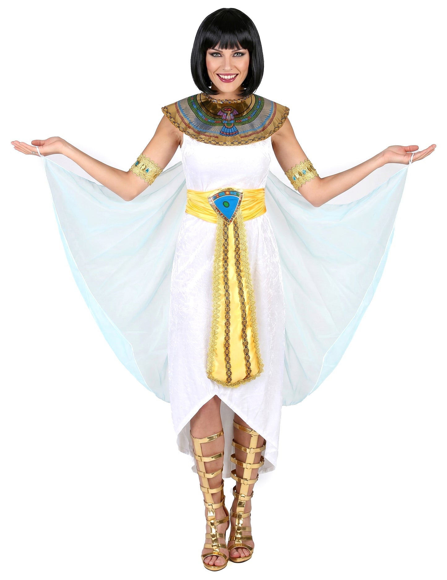 Déguisement reine d'Égypte avec voile femme