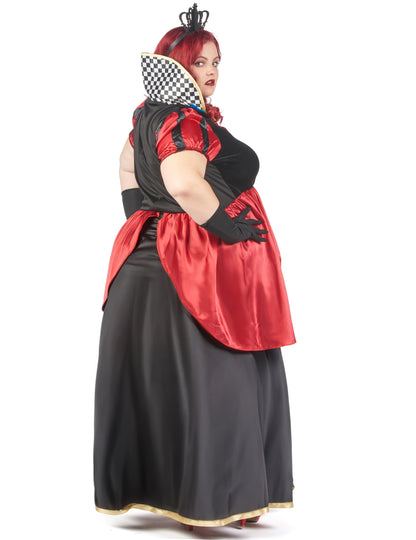 Dlouhý kostým Královny srdcí pro ženy