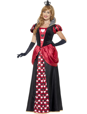 Dlouhý kostým Královny srdcí pro ženy