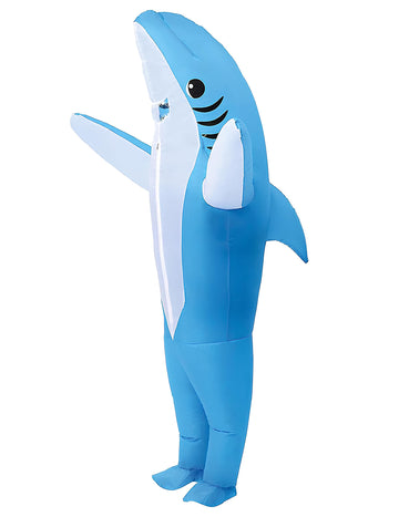 Nafukovací kostým žraloka pro dospělé