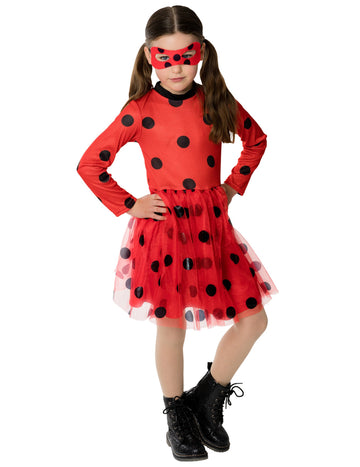 Déguisement robe avec jupon Ladybug Miraculous
