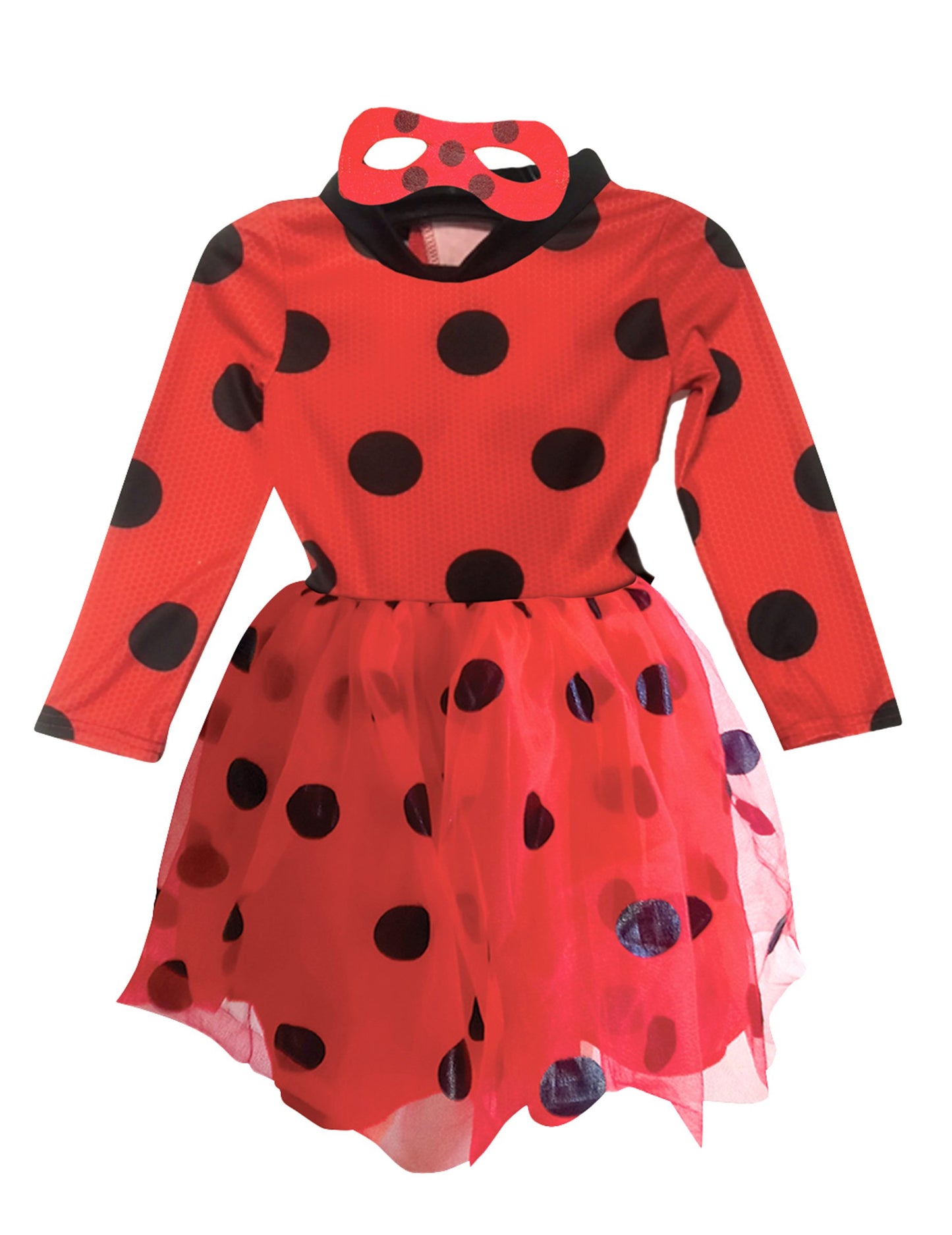 Déguisement robe avec jupon Ladybug Miraculous