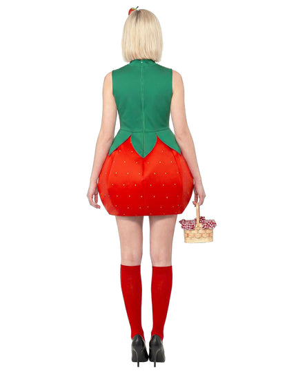 Déguisement robe fraise femme