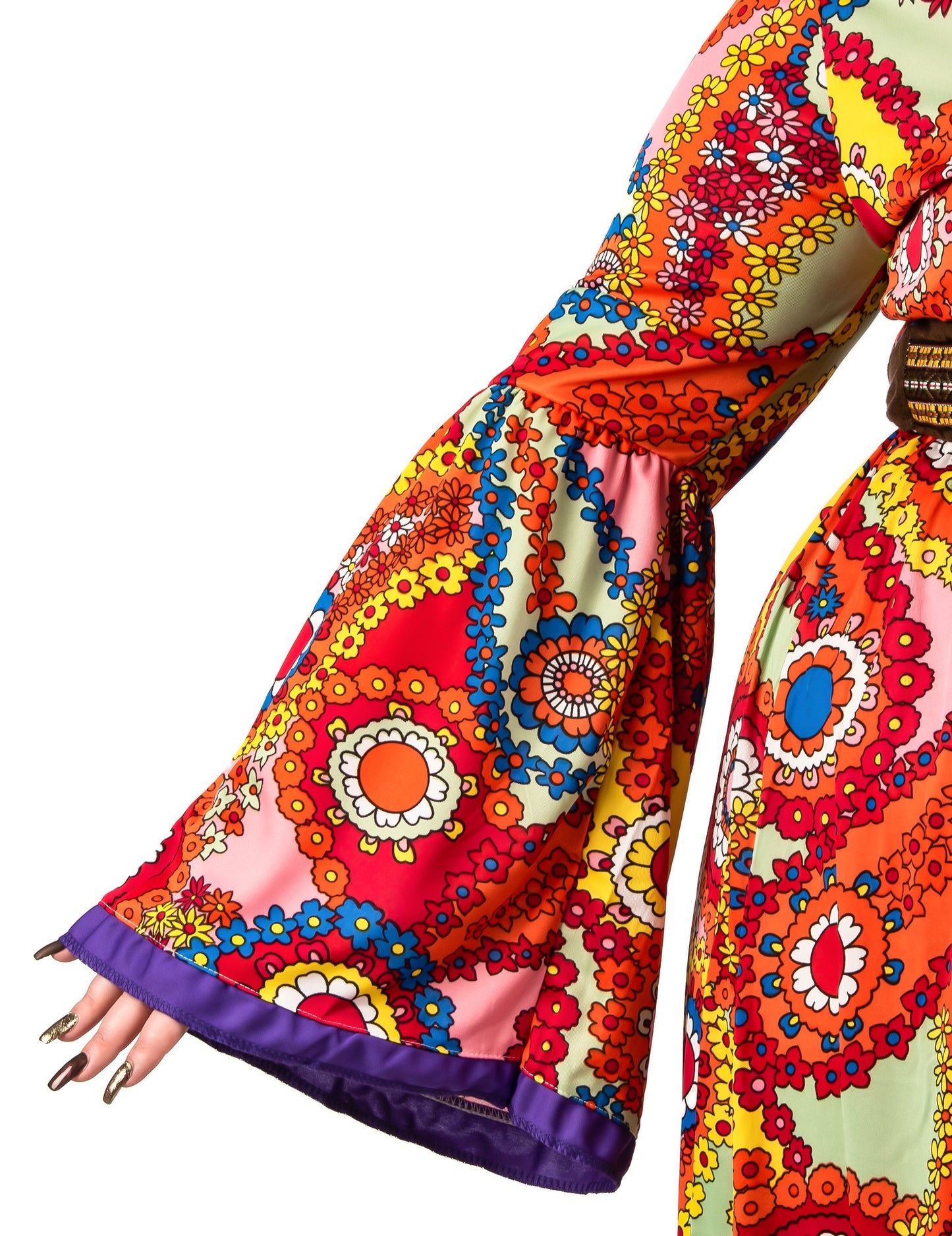 Dámský kostým hippie pro plnoštíhlé ženy