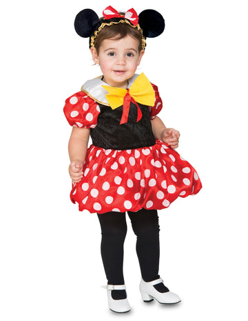 Kultiges Maus-Kostüm für Mädchen Trickfilm-Verkleidung bunt