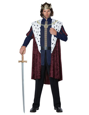 Luxusní kostým pohádkového krále pro muže