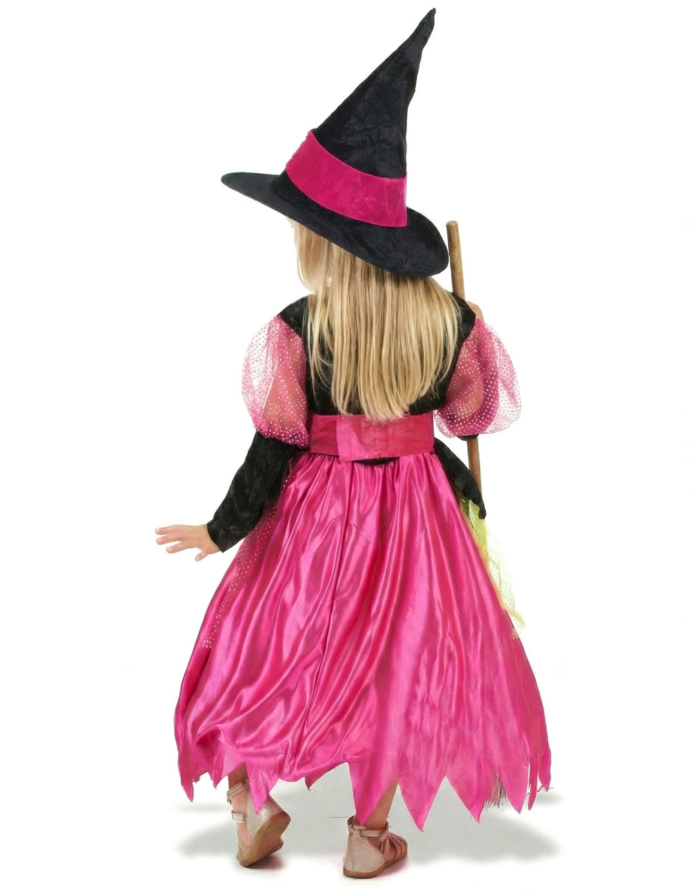Scénka s kotlíkem kostýmu čarodějnice halloween