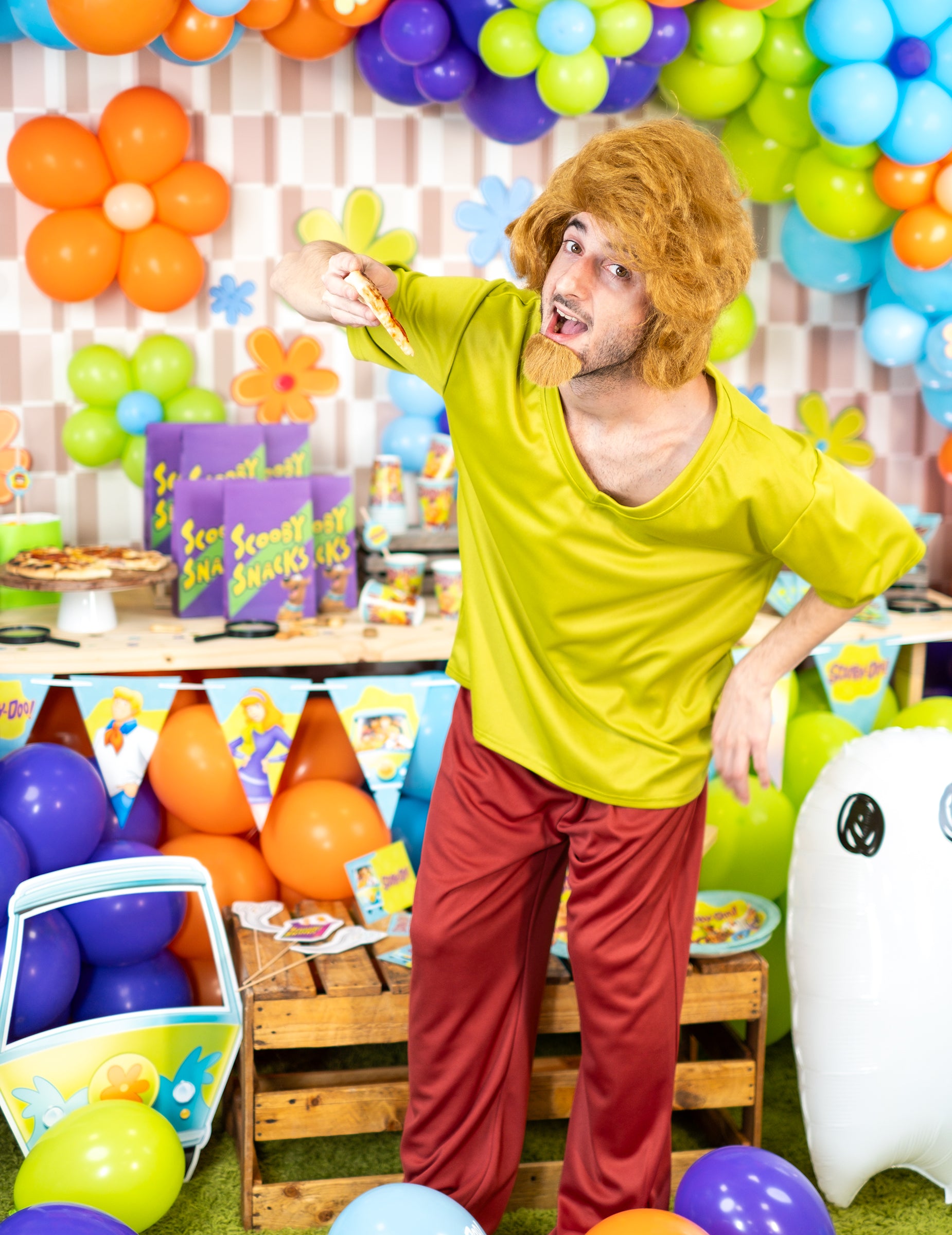 Mise en situation du déguisement de Sammy Scooby-Doo