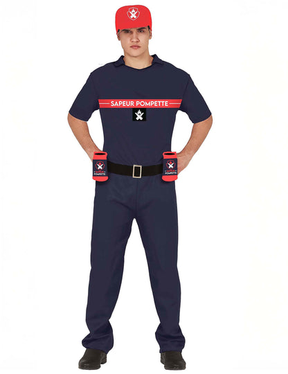 Kostým opilého hasiče pro dospělé