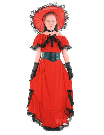 Dívčí kostým Scarlett Red