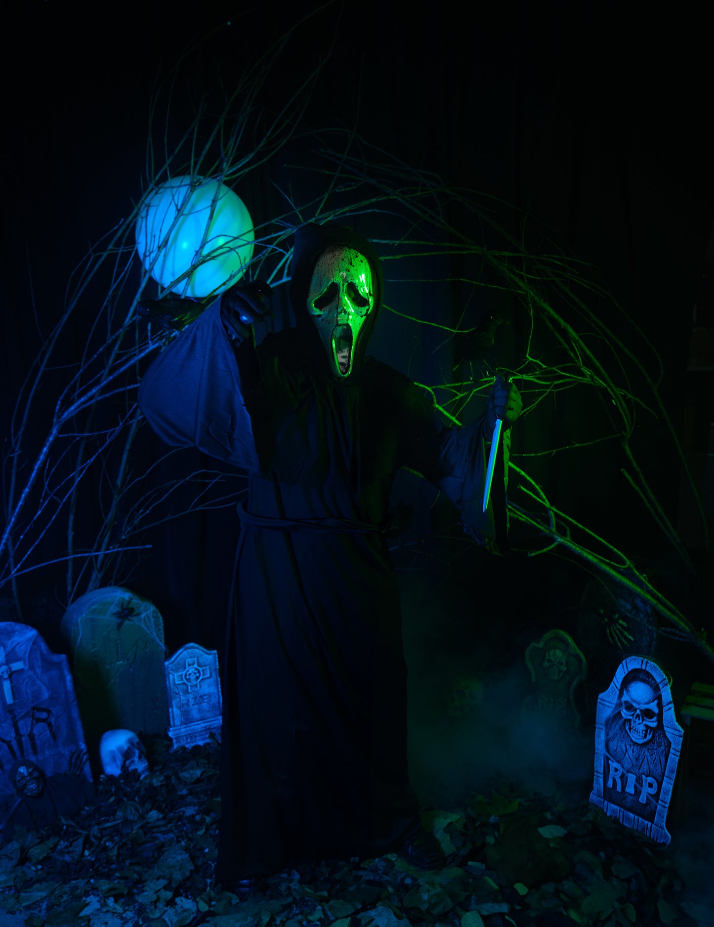 Kostým Scream™ s krvavě zbarvenou maskou pro dospělé 