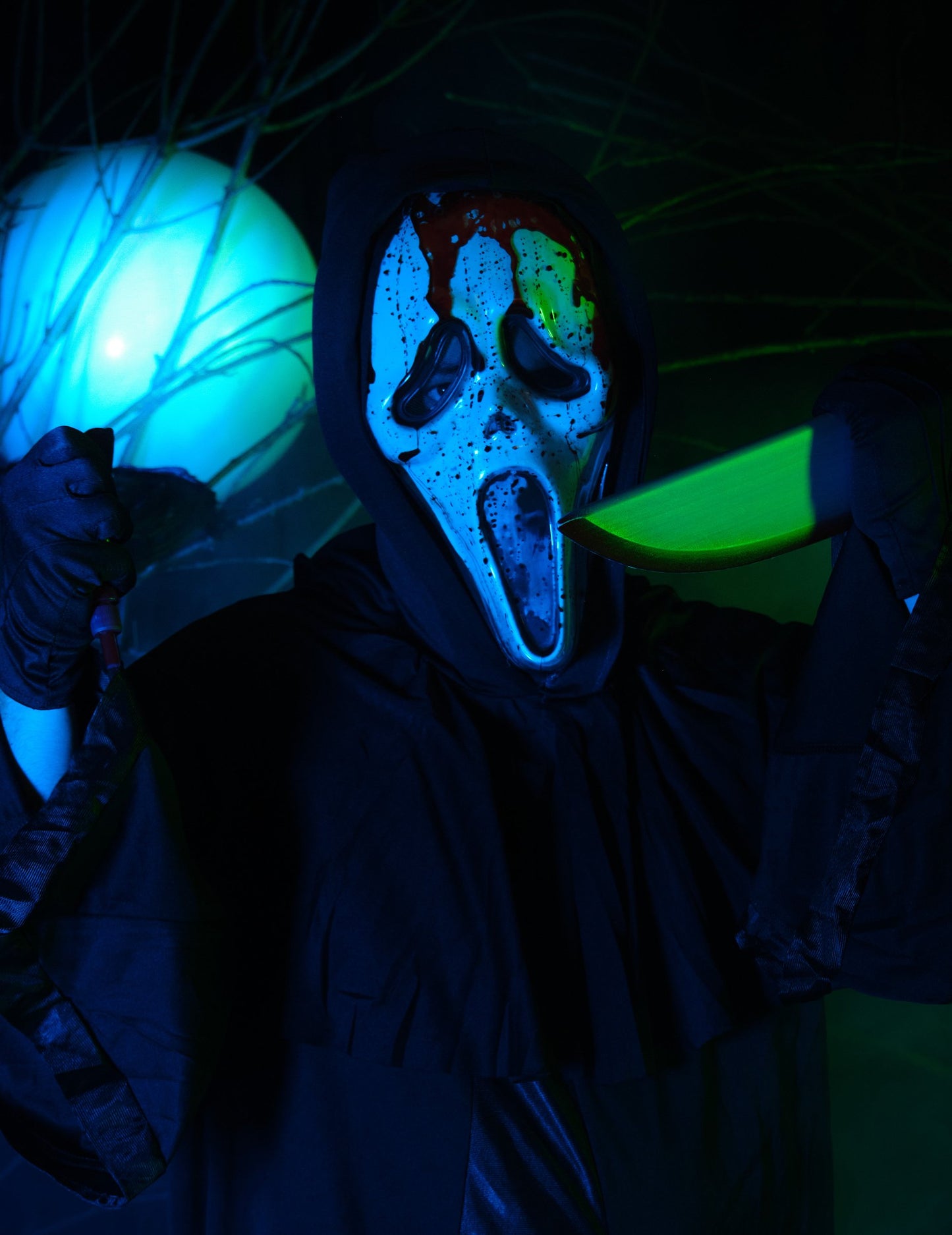 Kostým Scream™ s krvavě zbarvenou maskou pro dospělé 