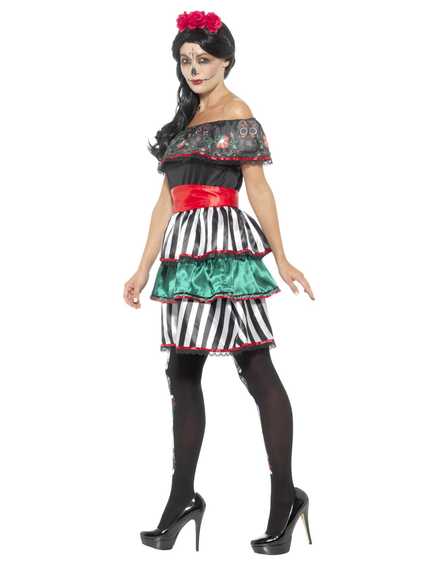 Dámský kostým Senora Dia de los Muertos