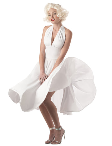 Sexy Marilyn Kostüm Filmstar weiß