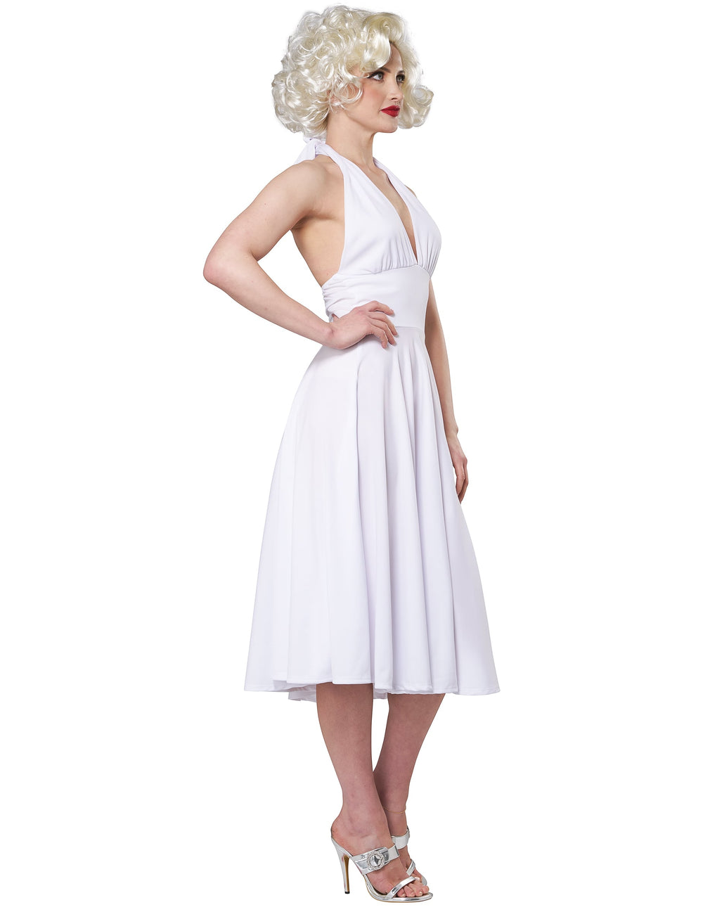 Vue de profil du déguisement Sexy Marilyn