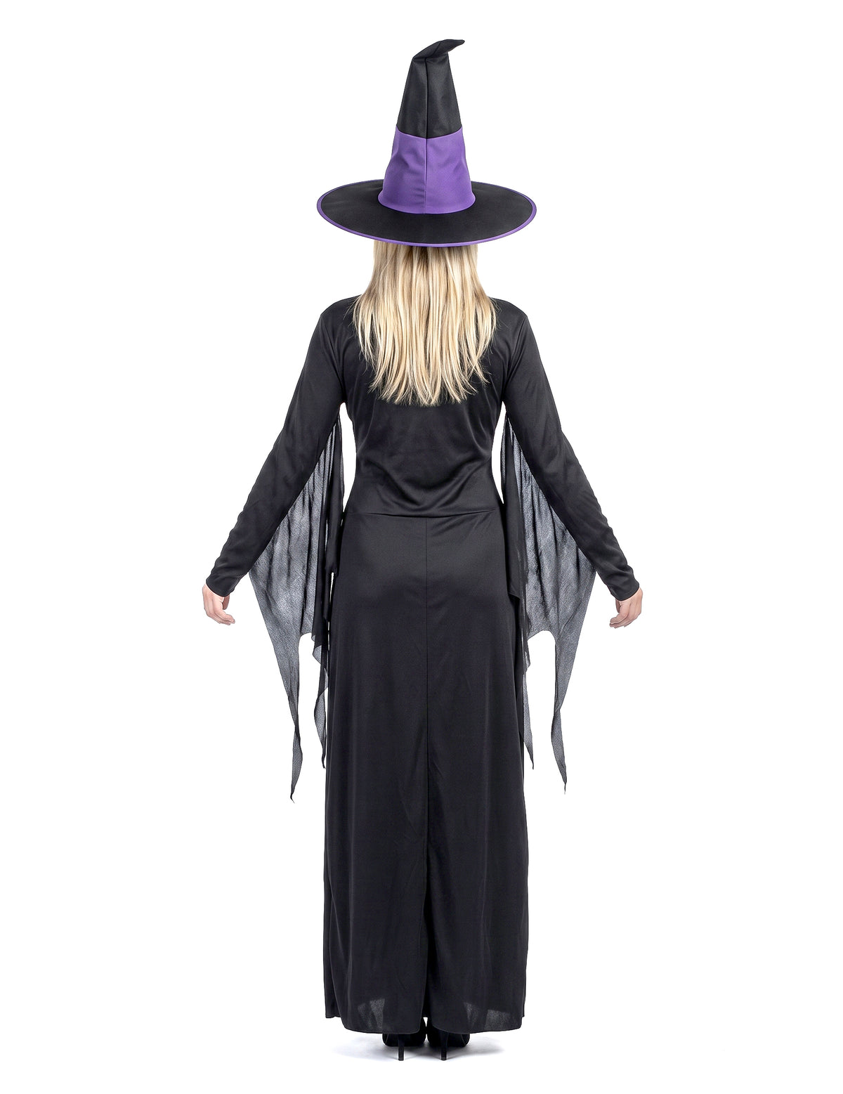 Dámský halloweenský kostým čarodějnice s živůtkem