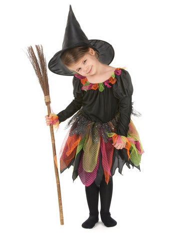 Dětský halloweenský kostým čarodějnice