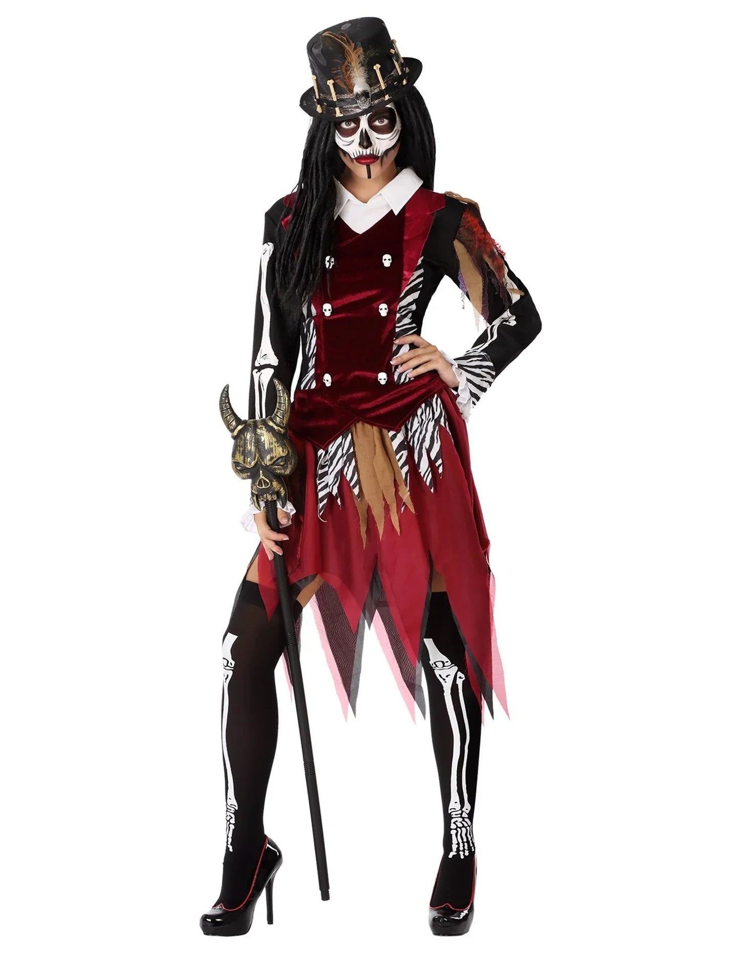Dámský kostým voodoo čarodějnice