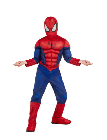Luxusní svalnatý kostým Spidermana pro děti