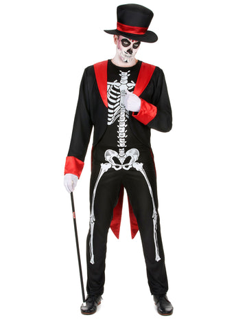 Pánský elegantní kostým kostlivce