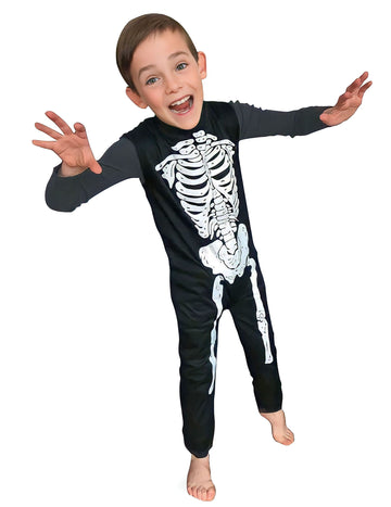 Klasický kostým kostlivce pro děti