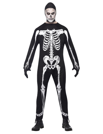 Pánský kosterní kostým s kapucí Halloween