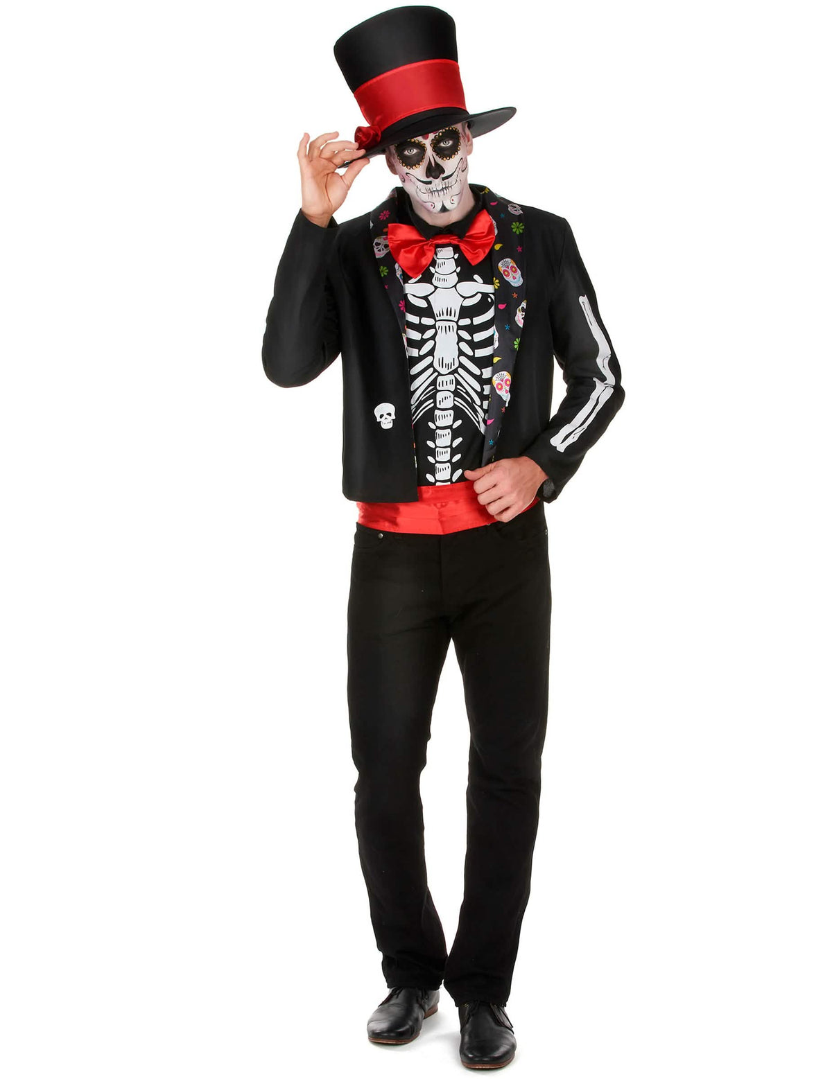Kostým pro mexický pár Dia de los Muertos pro dospělé