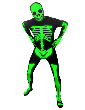Dětský halloweenský kostým kostlivce svítící ve tmě od Morphsuits