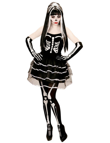 Dámský kostým kostlivce tutu na Halloween