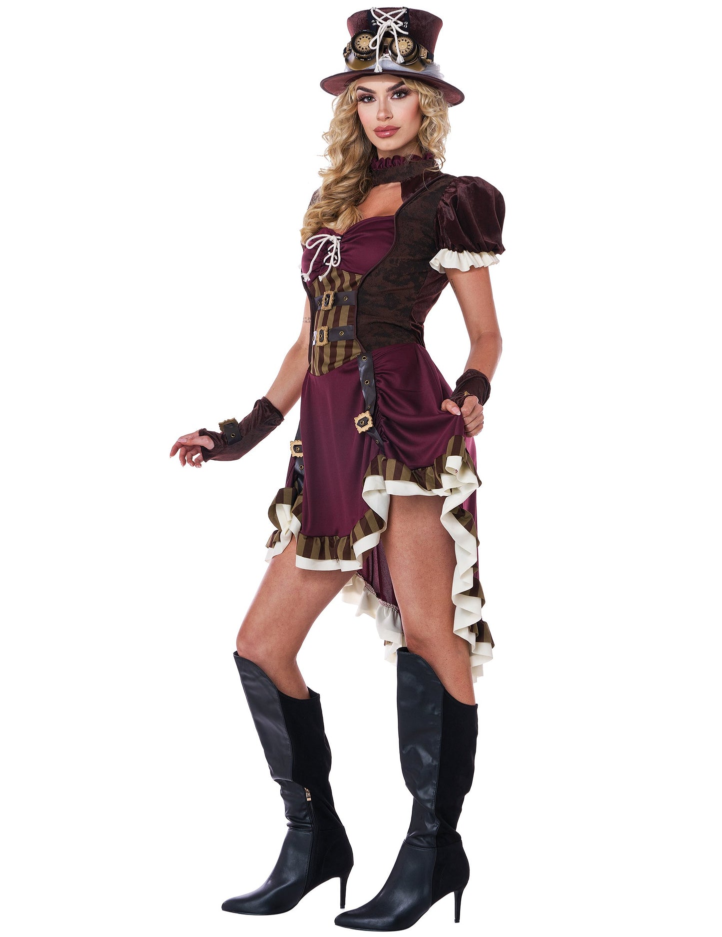 Bordeaux Woman Steampunk kostým