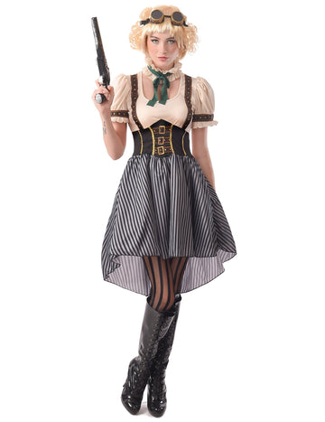Steampunk kostým pro ženy