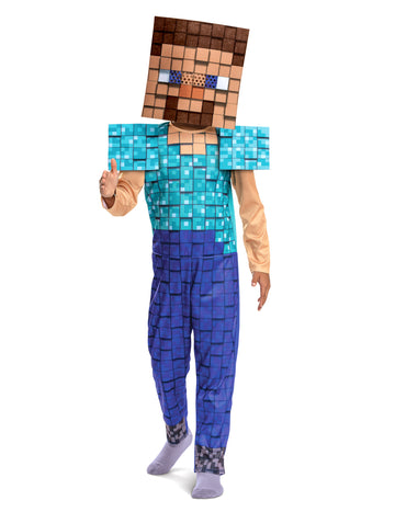 Steve Minecraft™ Basic-Kinderkostüm