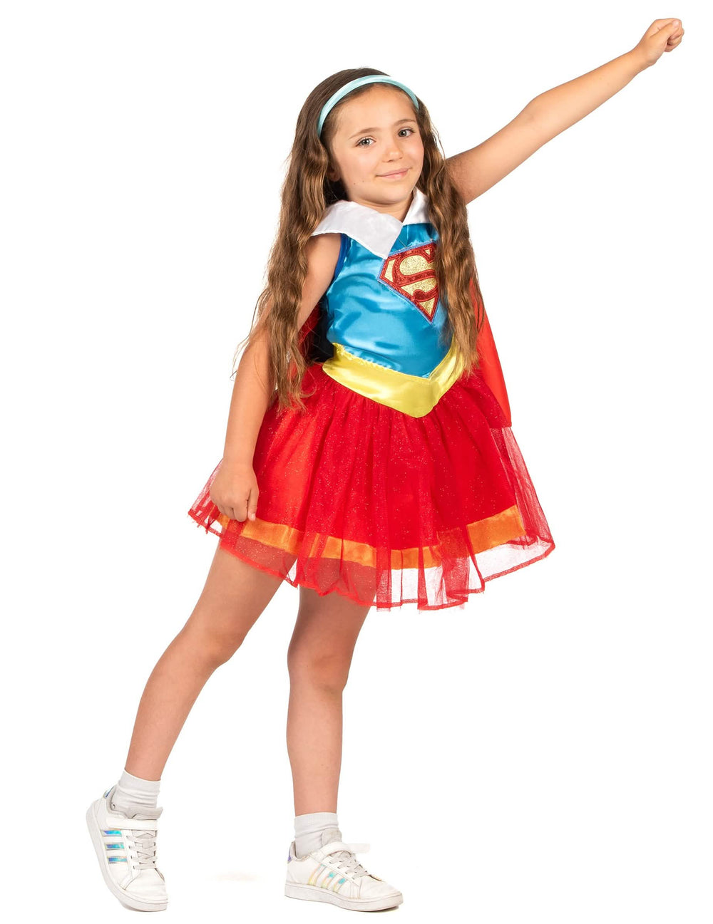 Čelní pohled na kostým Supergirl DC Super Hero Girls
