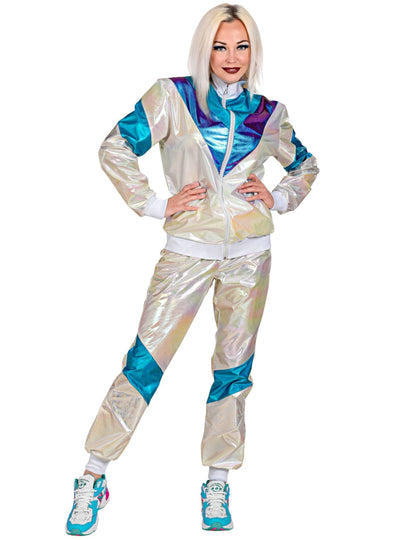 Holografický teplákový kostým pro dospělé